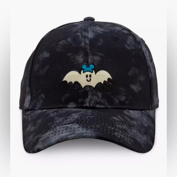 Disney Parks Bat w/ Mickey Ears Halloween Boo! Glow-in-the-Dark Baseball Cap NWT - Picture 1 of 8